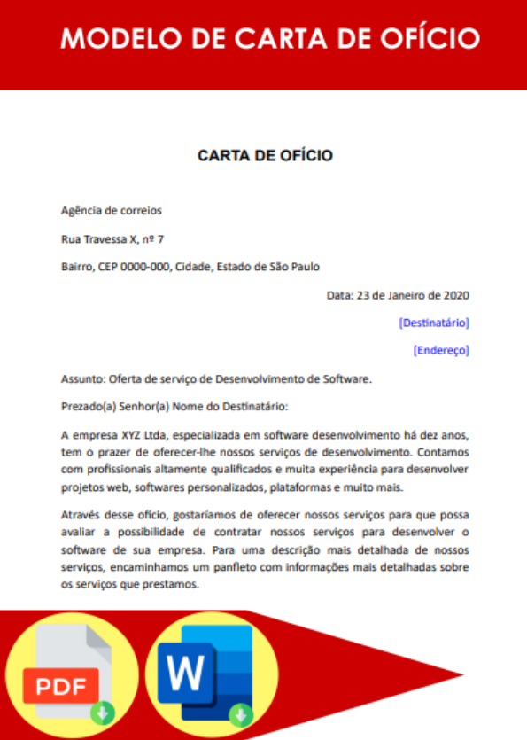 Modelo De Carta De Oficio En Word Descarga Gratis Kul 2823